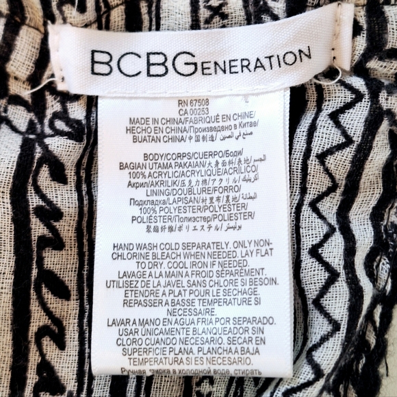 BCBGeneration black knit infinity scarf - Picture 6 of 6